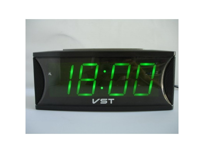 Часы настольные электронные зеленые. Электронные часы VST 719-4 зеленый. VST-719t. Часы Snooze VST 719. Часы электронные VST 763.