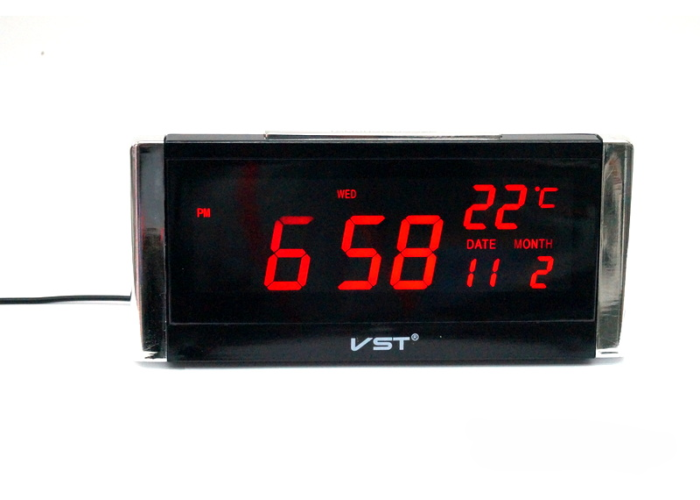VST-731W-1Электронные сетевые часы